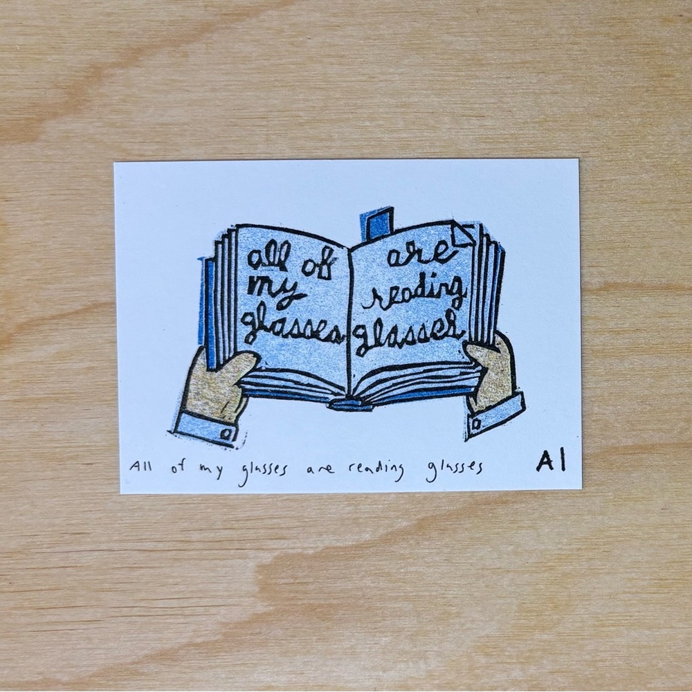 Inciardi “All of my Glasses” Warby Parker Mini Print